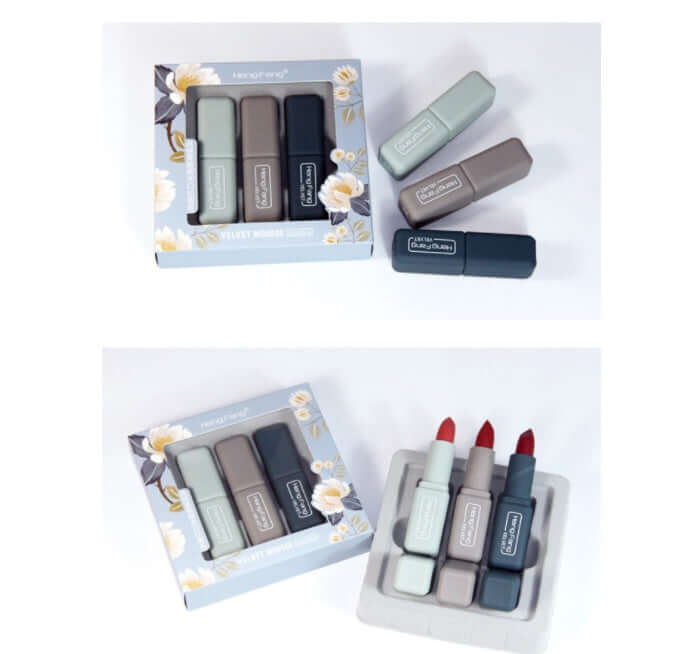 The Daily Drop Velvet Matte Morandi Lipstick Set