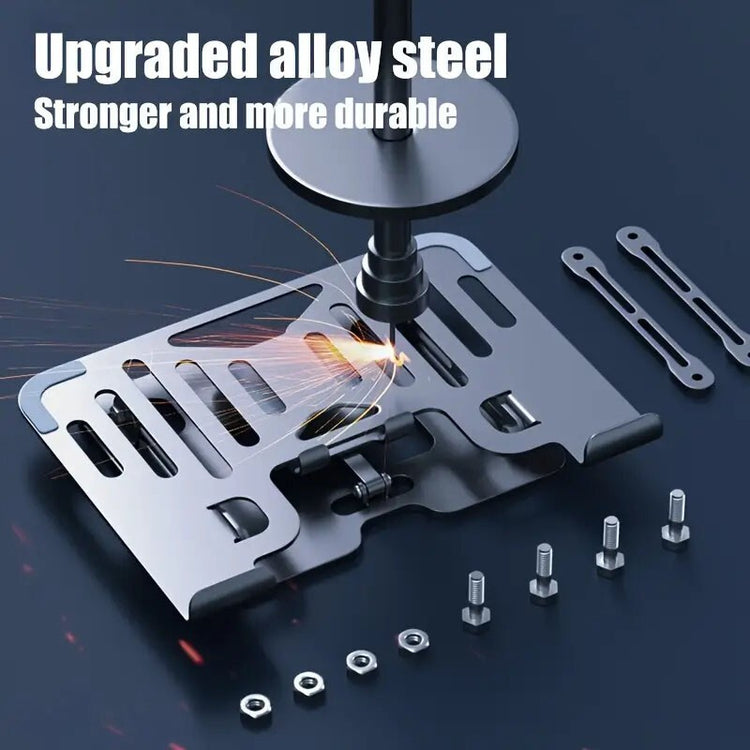 The Daily Drop Dual Device Metal Laptop And Phone Stand