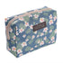 Travel Cosmetic Bag Portable Cosmetic Storage Bag by The Daily Drop with floral pattern and zip closure.