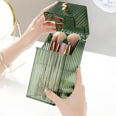 The Daily Drop Makeup Brush Holder Organizer With Lid