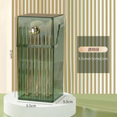 The Daily Drop Makeup Brush Holder Organizer With Lid