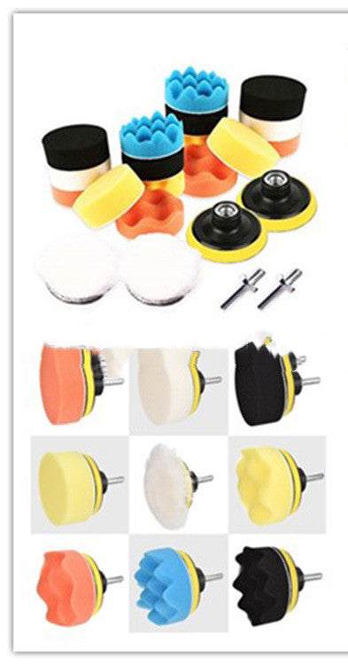The Daily Drop Sponge Polishing Disc Wool Ball Set