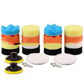 The Daily Drop Sponge Polishing Disc Wool Ball Set