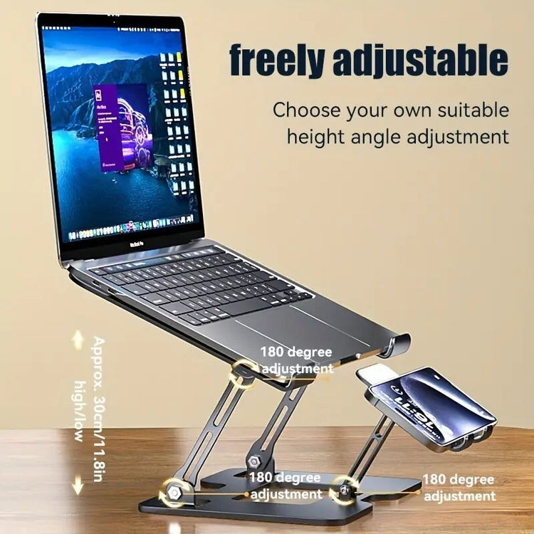 The Daily Drop Dual Device Metal Laptop And Phone Stand
