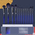 The Daily Drop Blue Enchantress 13 Makeup Brush Set