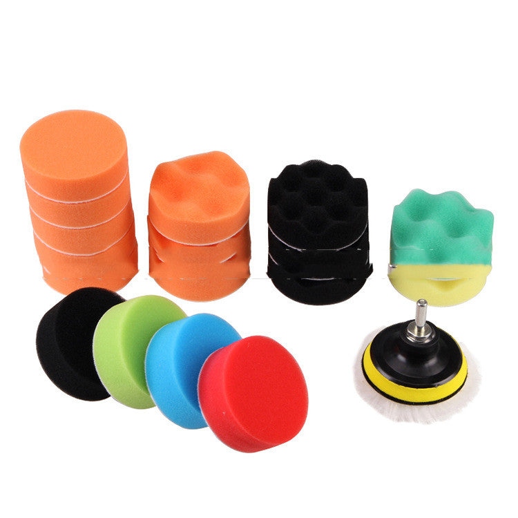 The Daily Drop Sponge Polishing Disc Wool Ball Set