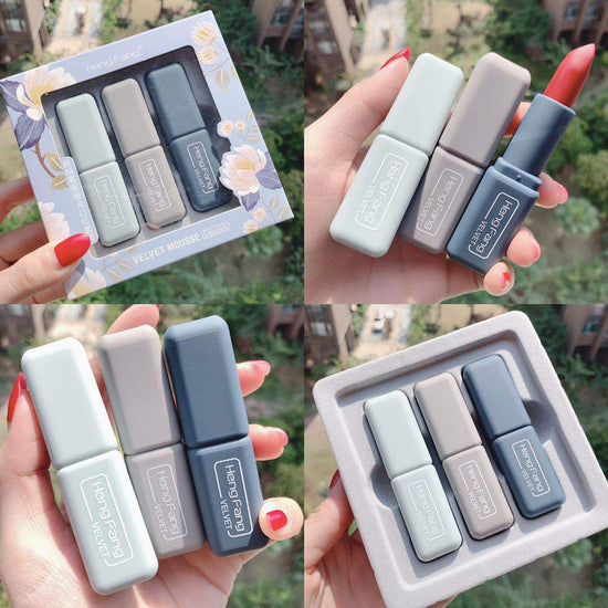 The Daily Drop Velvet Matte Morandi Lipstick Set
