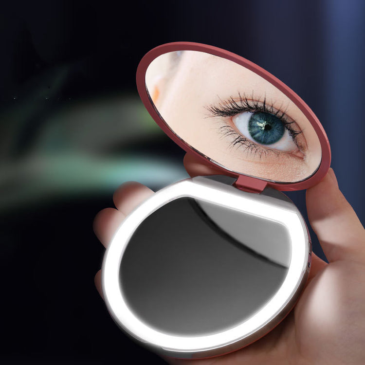 The Daily Drop Mini Portable LED Makeup Mirror
