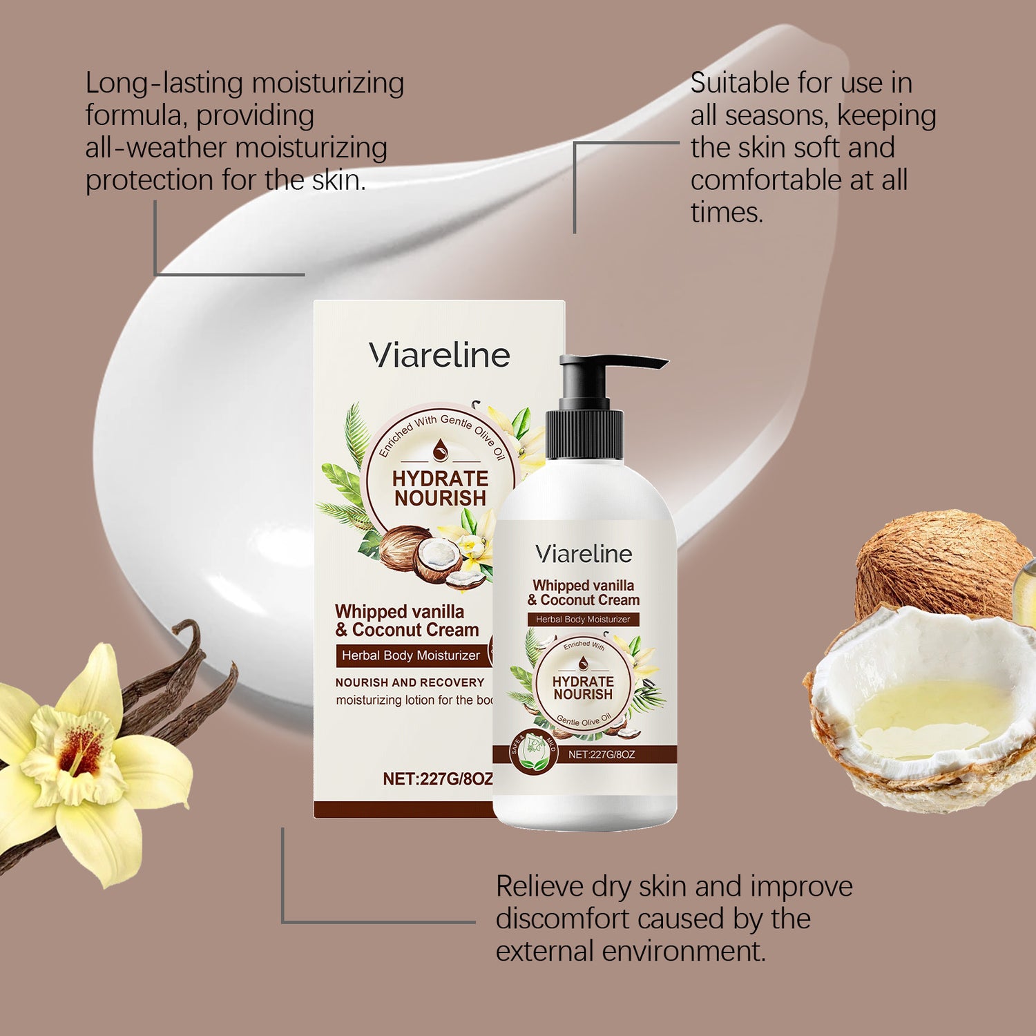The Daily Drop Coconut Body Moisturizing Cream