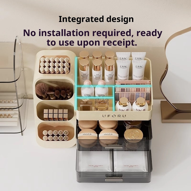 The Daily Drop Desktop Cosmetic Storage Box Organizer