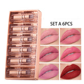The Daily Drop Crystal Square Tube Matte Lipstick Set