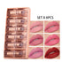 The Daily Drop Crystal Square Tube Matte Lipstick Set