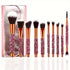 The Daily Drop Luxury Diamond Makeup Brush Set 10Pcs