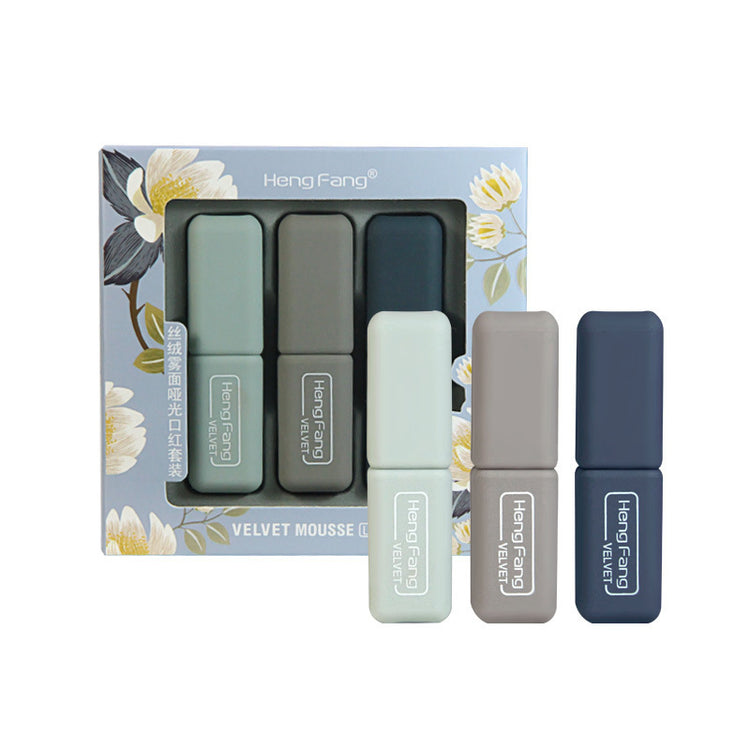 The Daily Drop Velvet Matte Morandi Lipstick Set