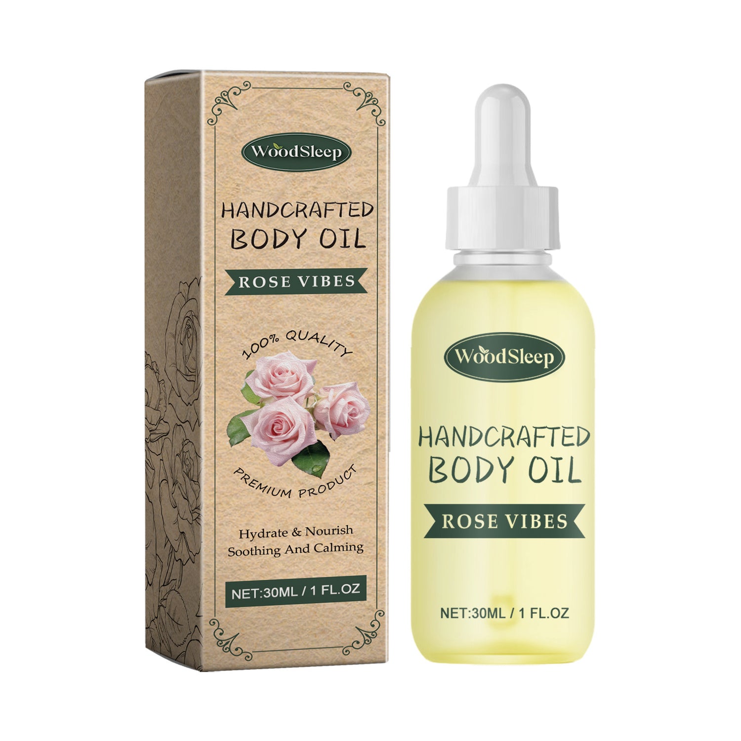 The Daily Drop Coconut Cream Fragrance Body Oil