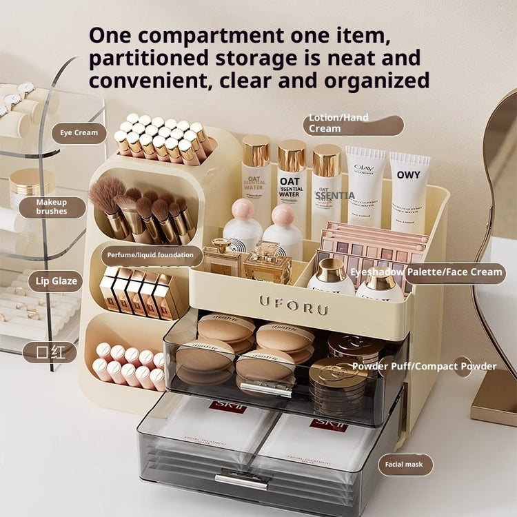 The Daily Drop Desktop Cosmetic Storage Box Organizer