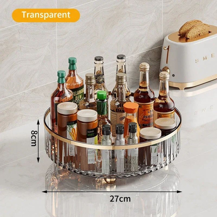 The Daily Drop Rotating Cosmetic Organizer Storage Tray
