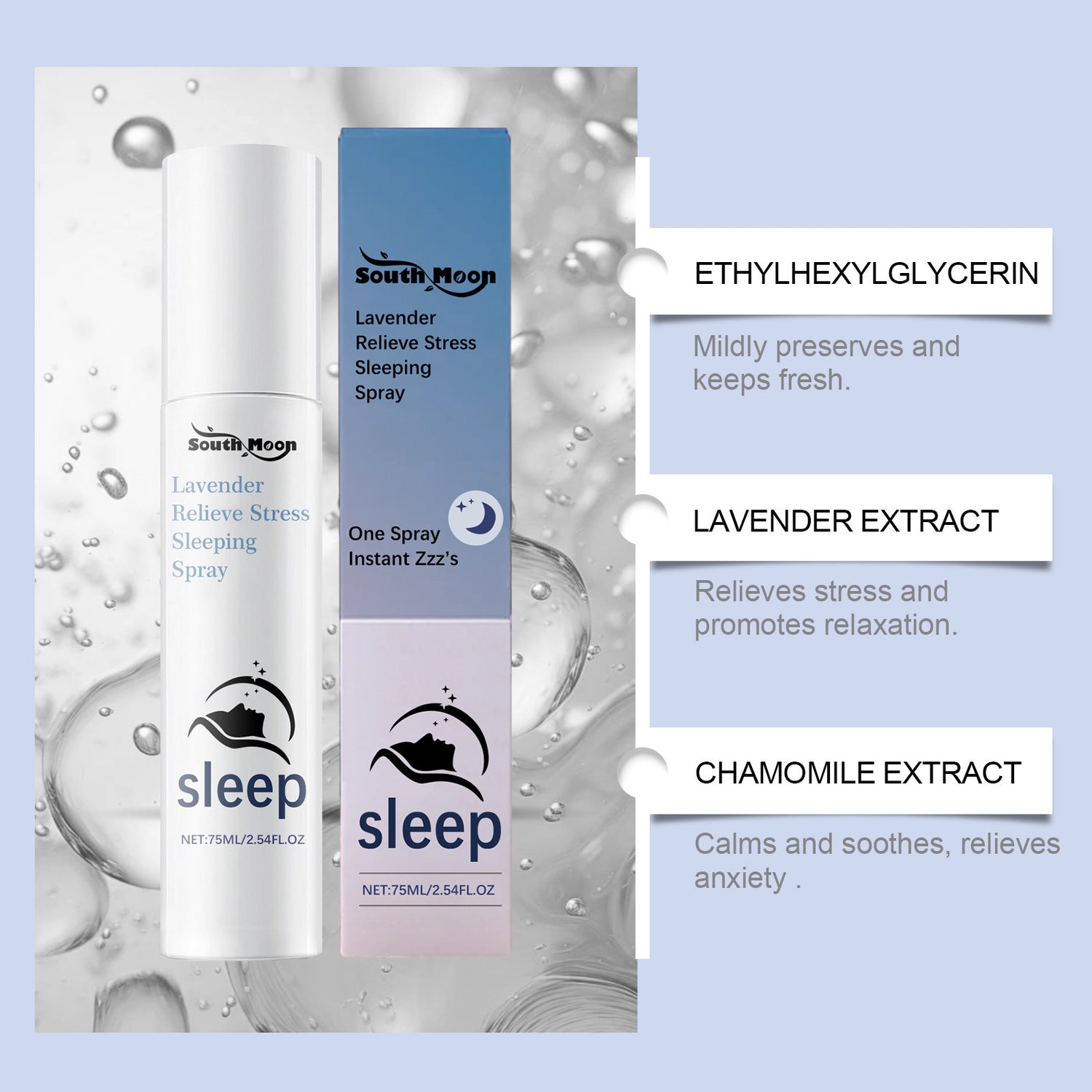 The Daily Drop Lavender Night Sleep Care Spray