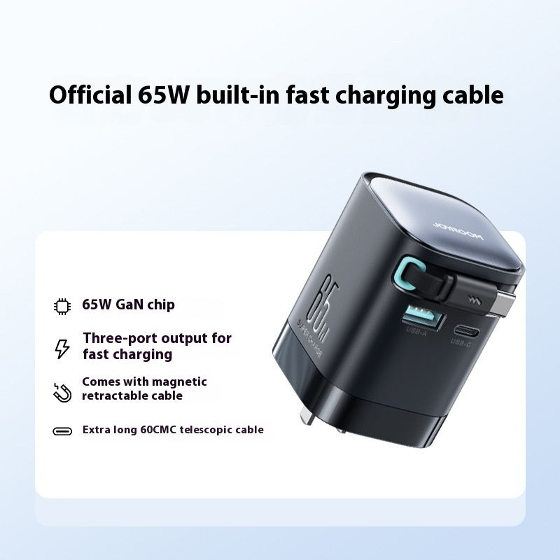 The Daily Drop 65W Telescopic USB Type-C Fast Charger Cable