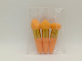 The Daily Drop Three Brushes Sponge Beauty Blender Set