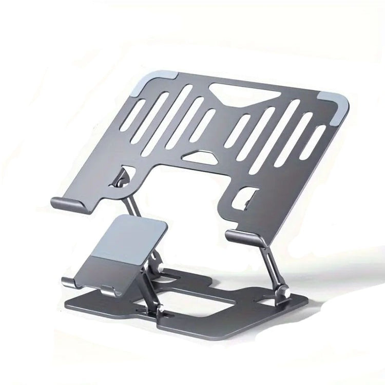 The Daily Drop Dual Device Metal Laptop And Phone Stand