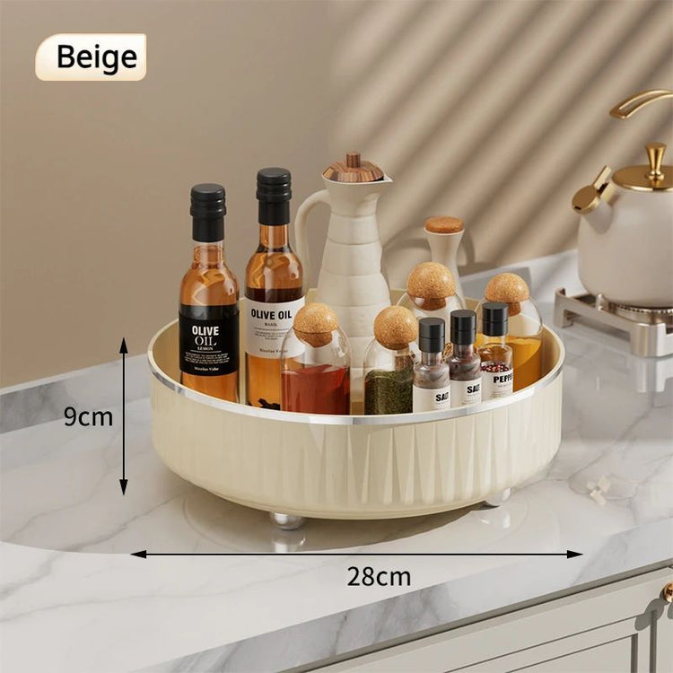 The Daily Drop Rotating Cosmetic Organizer Storage Tray