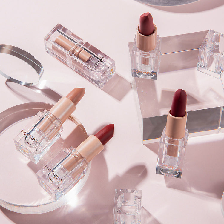 The Daily Drop Crystal Square Tube Matte Lipstick Set