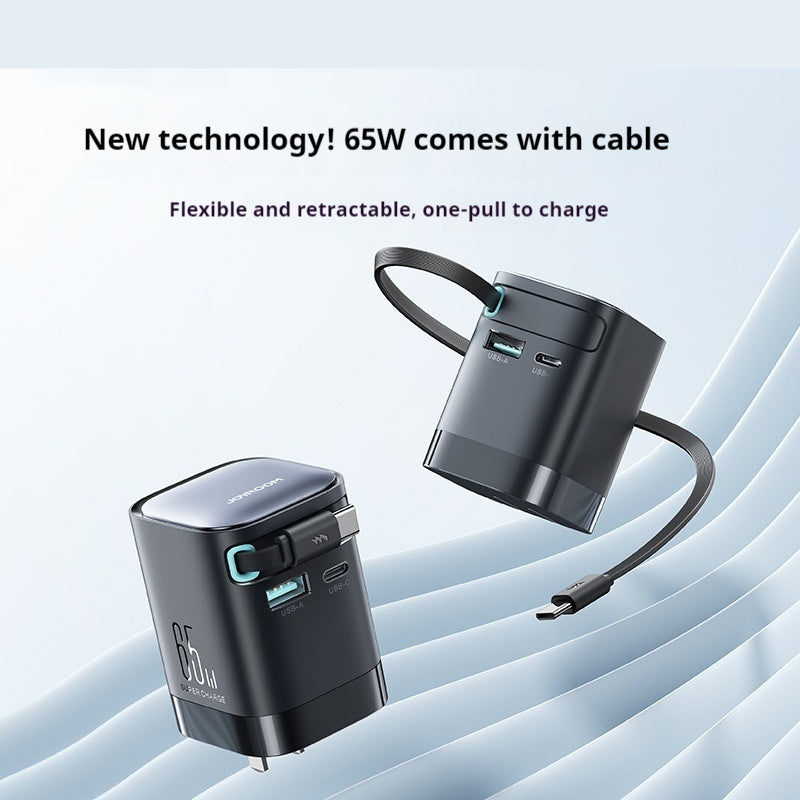 The Daily Drop 65W Telescopic USB Type-C Fast Charger Cable