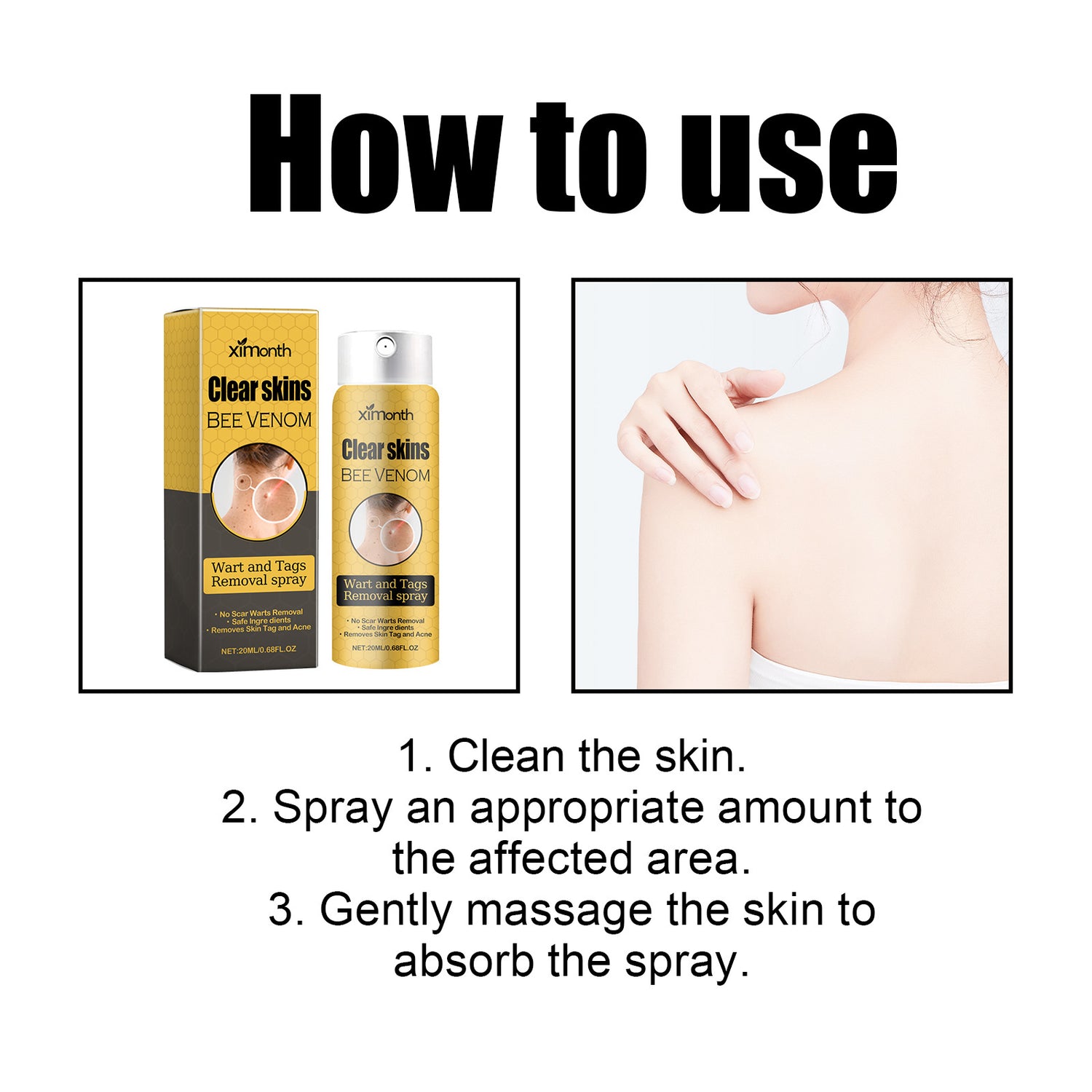 The Daily Drop Care Spray Clean Faded Body